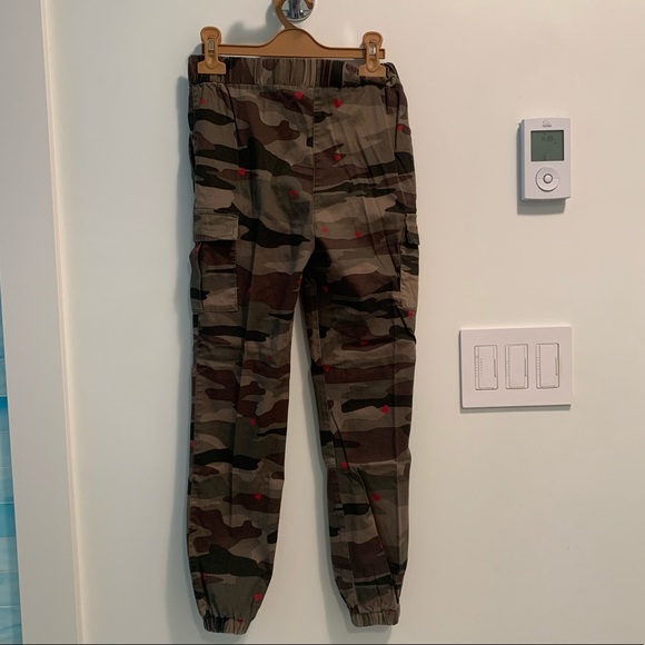 Target Camo Cargo Pants with Hearts - Picture 3 of 3